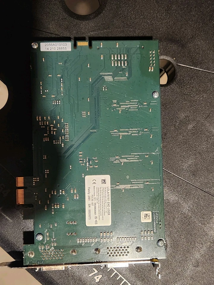 DIGIGRAM LOLA16161-SRC PCIe x1 多声道数字立体声音频卡带 SRC — 第 3/3 张图片