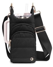 Water Bottle Holder with Strap for 30/32 oz, Crossbody Water Bottle Carrier B...