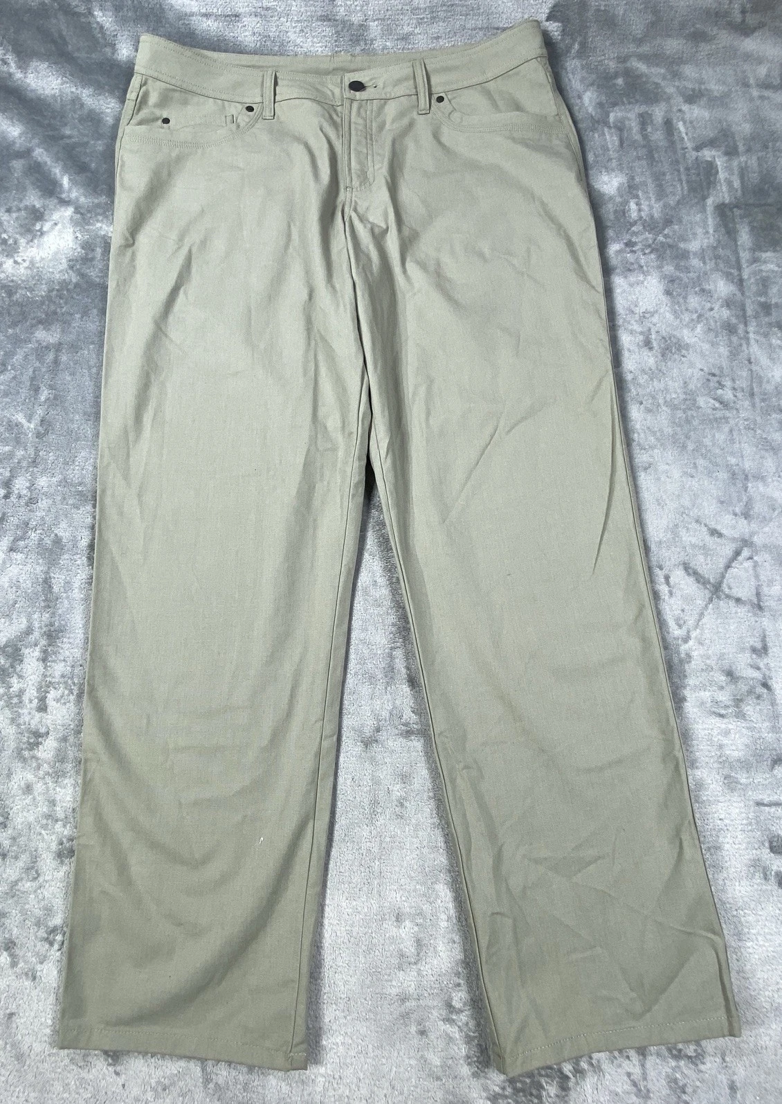 Outdoor Research Pants Mens 36x29 Green Canvas Hiking Forest Straight Fit Casual