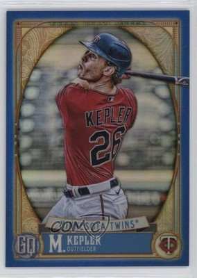 2021 Topps Gypsy Queen Box Topper Chrome Blue Refractor 71/99 Max Kepler 2s2