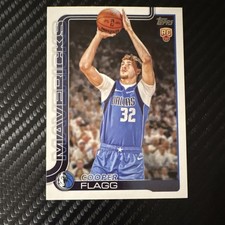 Topps 2025-26 Cooper Flagg #201 Dallas Mavericks NBA Basketball Rookie Base Card