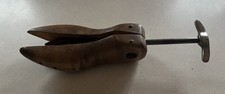 Vintage Wooden Adjustable Shoe Stretcher With Metal T-Handle