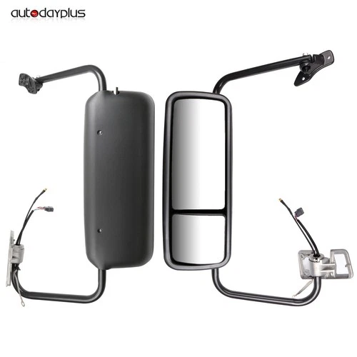 Truck Mirror Complete Primed For 2005-18 Freightliner Century/Columbia LH RH