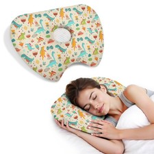 wxmbdzq Ear Piercing Pillow with Ear Hole for Side Sleeper Relief Ear