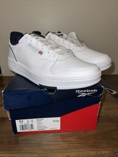 Reebok Phase Court Men s 9.5 EU 42.5 Tennis Shoes White Navy Blue New 100208627