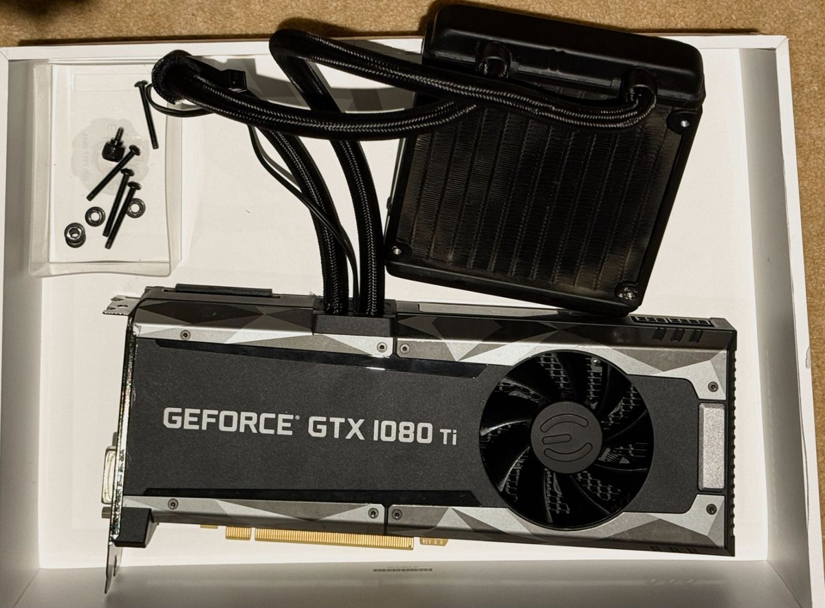 EVGA GeForce GTX 1080 Ti Hybrid – 11GB GDDR5X Liquid-Cooled GPU