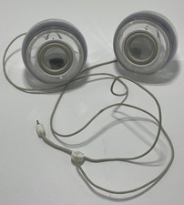 Vintage Clear Apple Pro Speakers M6531 by Harman Kardon For iMac UNTESTED