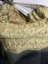 Ensemble de 3 simili oreiller jupe de lit multicolore vert Chaps