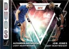 2022 Donruss UFC Alexander Gustafsson / Jon Jones #9 Duos A18