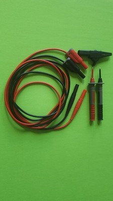 Staubli (MC) Test Lead Set 4mm Stk Shth P-Shth P , 12Ga, 60'', Swiss Staubli