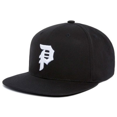 Primitive Skate Skateboards Cap Snapback Hat Dirty P Chenille Black