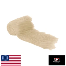 FabricLA Banana Shaggy Plush Faux Fur Strips Craft Fur for Gnomes Cosplay DIY 8"