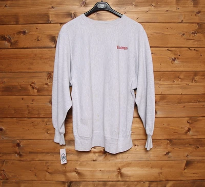 Sweat-Shirt Champion Reverse Wave Taille XL Utilisé (Sa2199) Gris Vintage Made U - Photo 1/4