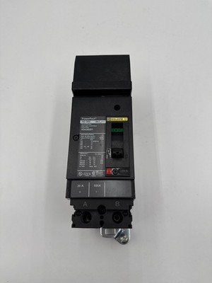 Square D HDA260201 I-Line Circuit Breaker 20A 2P 600V HDA AB Phase 20 Amp