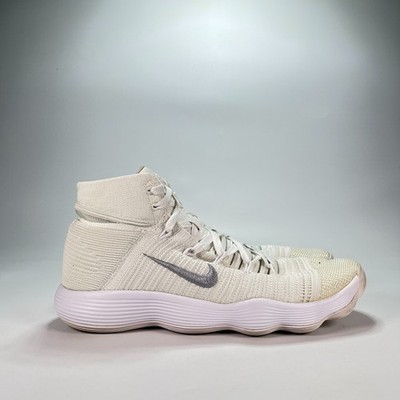 Nike React Hyperdunk 2017 Flyknit Grey Basketball Shoes 917726-100 Men s Size 13
