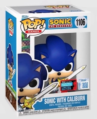 Funko Pop! Sonic with Caliburn #1106 NYCC 2025 Fall Convention.