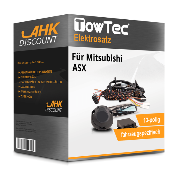 für Mitsubishi ASX 01.2023-Jetzt Towtec E-Satz 13Polig Fahrzeugspezifisch Esatz-image