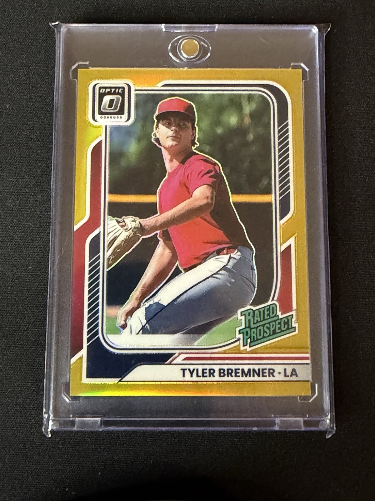 2026 Tyler Bremner Donruss Optic RC #177 GOLD Prizm /10 Hot SSP! Rated Prospect 