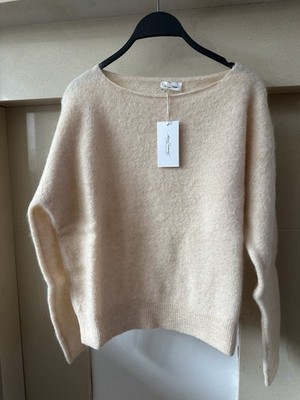 american vintage Pullover zabidoo In Creme Gr. L UVP 195£