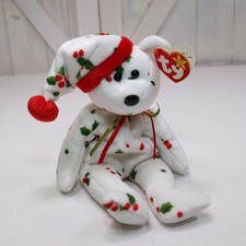 Ty Beanie Baby 1998 HOLIDAY TEDDY Stuffed Animal Toy