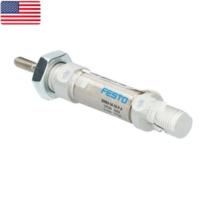 One New FESTO DSNU-16-10-P-A 19198 Pneumatic Cylinder Control Valve - US Stock