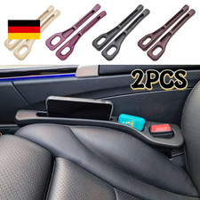 2er Set Autositz Lückenfüller Organizer Aufbewahrungsbox Universal Dichtleiste