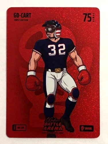 Bo Jackson Battle Arena 2026 Go-Cart Red Foil Brawl Icon Evan Carter IBF-389!