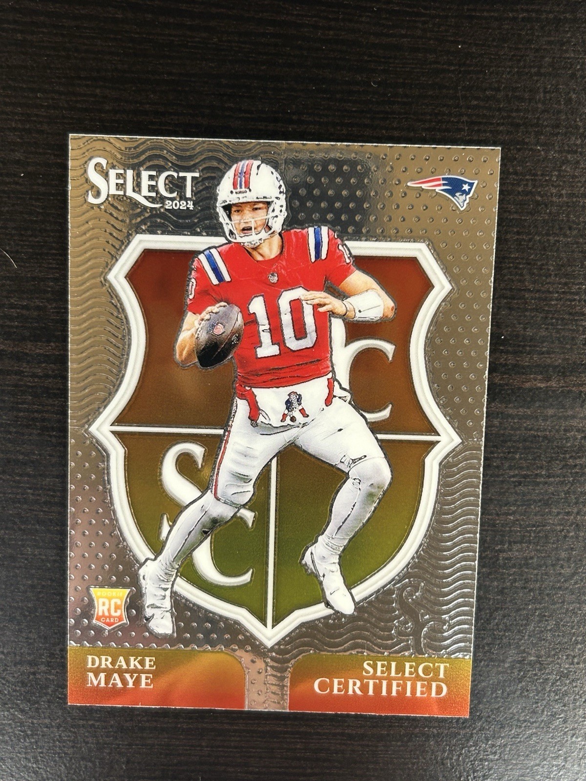 2024 Panini Select - Select Certified Rookies Drake Maye #3 (RC) Rookie
