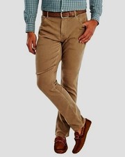 NWT Chocolate Brown 5-Pocket Terry Pants from Johnnie-O, Size 34 X 34