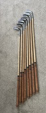 Set of Antique Hickory Irons D. Anerson  Sons St. Andrews Tadd Moore Shafts