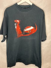 Vintage Ferrari Shirt Mens XL Black 1999 Racing Helmet Graphic Motorsport