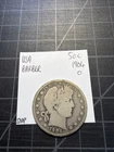 USA Silver Barber Half Dollar 1904 O New Orleans Better Date