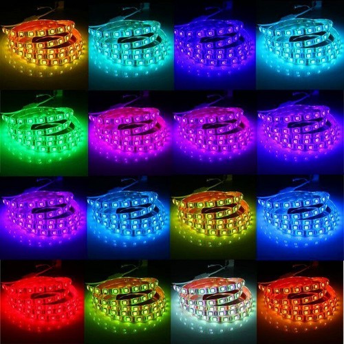1/2m led RGB Strip light pc case 12V Background PC Computer Molex Connector 4Pin - Picture 5 of 16