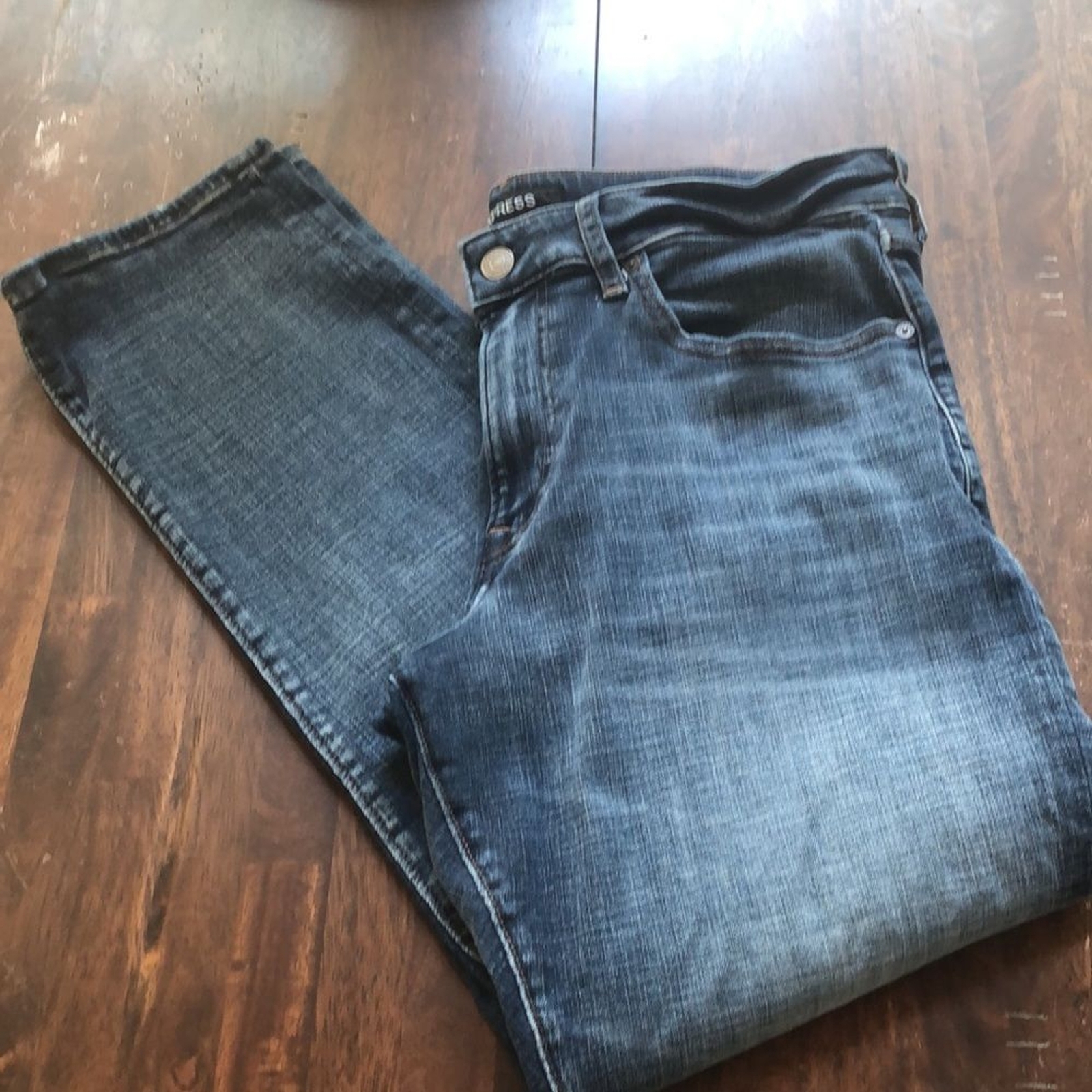 Express Hyper Stretch Classic Straight Jeans - image 5