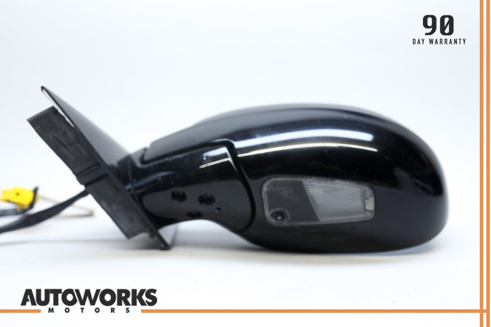05-08 Maserati Quattroporte M139 Left Driver Rear View Door Mirror Black OEM