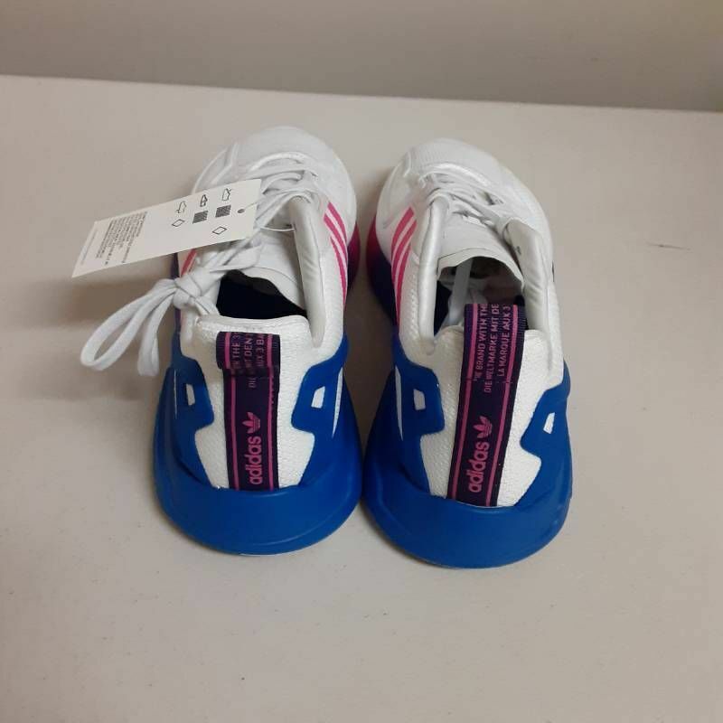 K★　0728 Adidas ZX 2K Flux Running Shoes Womens Size 10 Originals Colorful