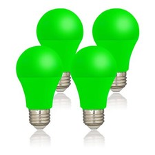 Led Green Color Light Bulb - 9w60w Equivalent Green Color Bulbs A19 Green Led...
