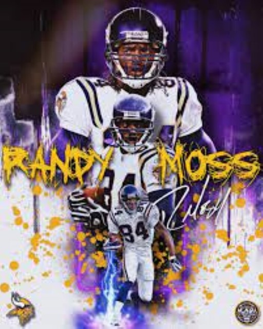 Randy Moss Wide Receiver Hall Of Fame - - -  Pick a Card - - -