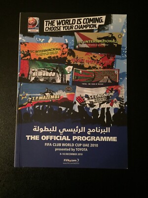 Programme (overall) Club World Cup 2010; United Arab Emirates 