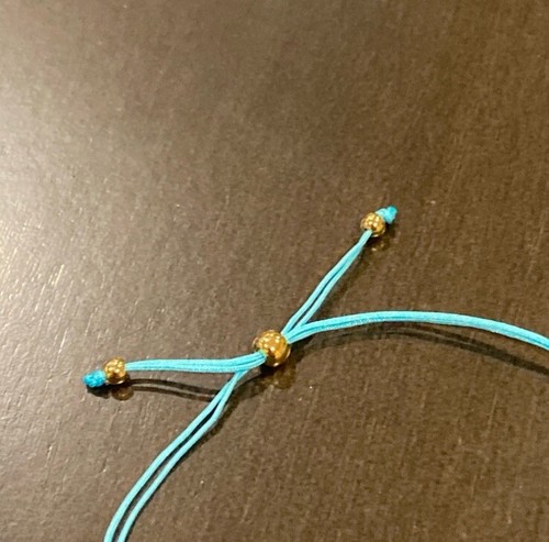 Gorjana Evil Eye Prism Bracelet Blue Gold 233-204-EV-G - Picture 3 of 10