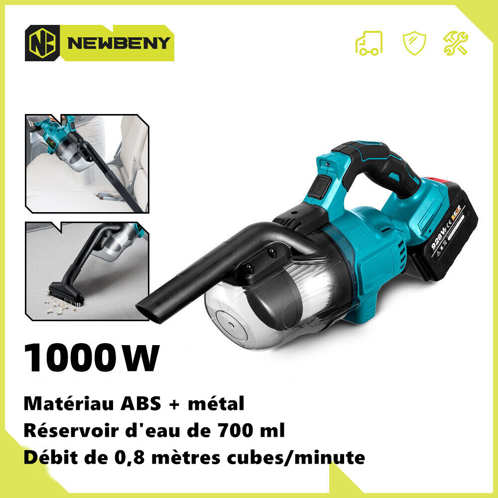 Aspirateur électrique 700mL sans fil aspirateur de voiture pour