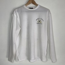 Set of 2 SportTek Men's Poly Long Sleeve Shirts Sz Medium M Skele-Crew Fishing