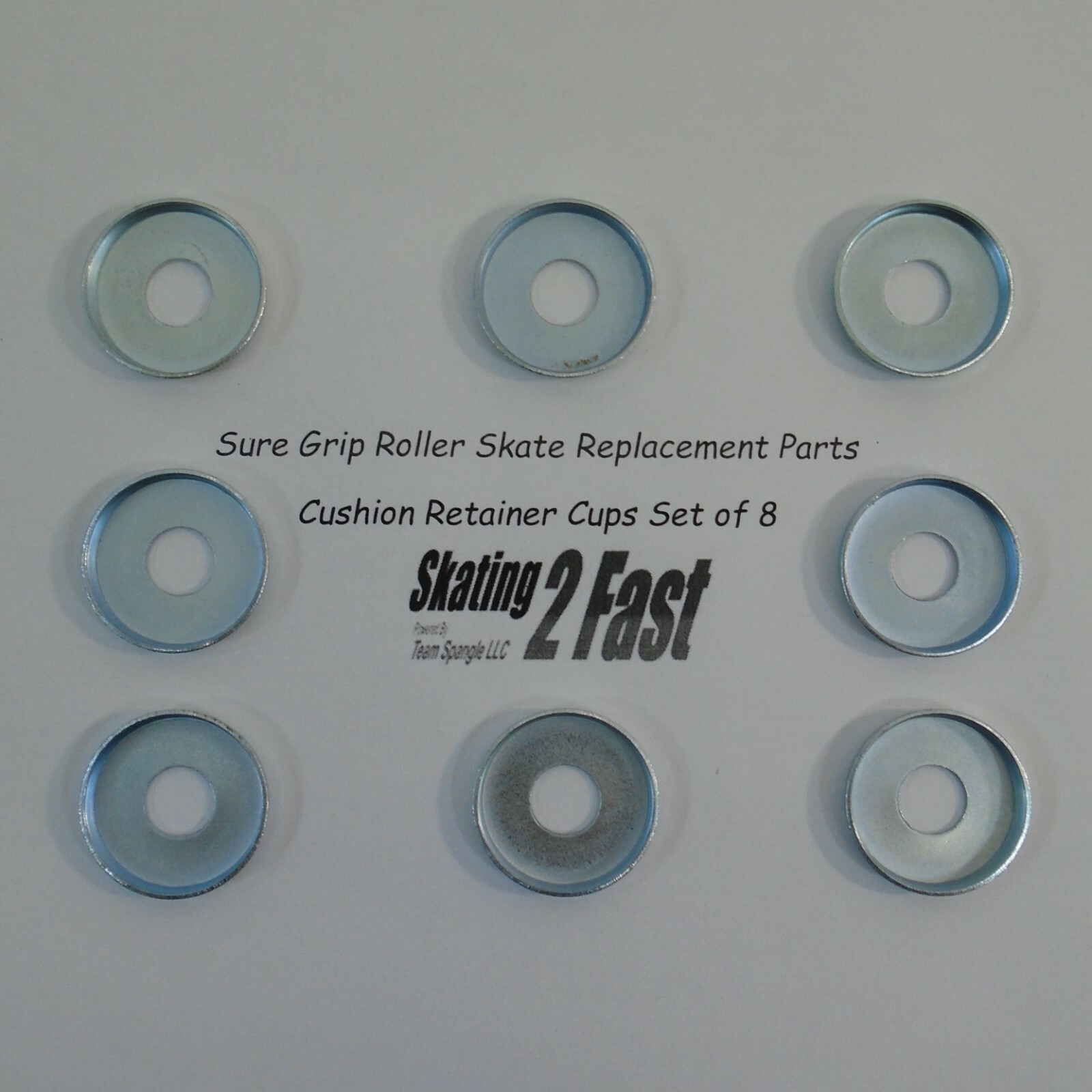 Cushion Retainer Cups Set of 8 Sure Grip Replacement Parts Roller Skate