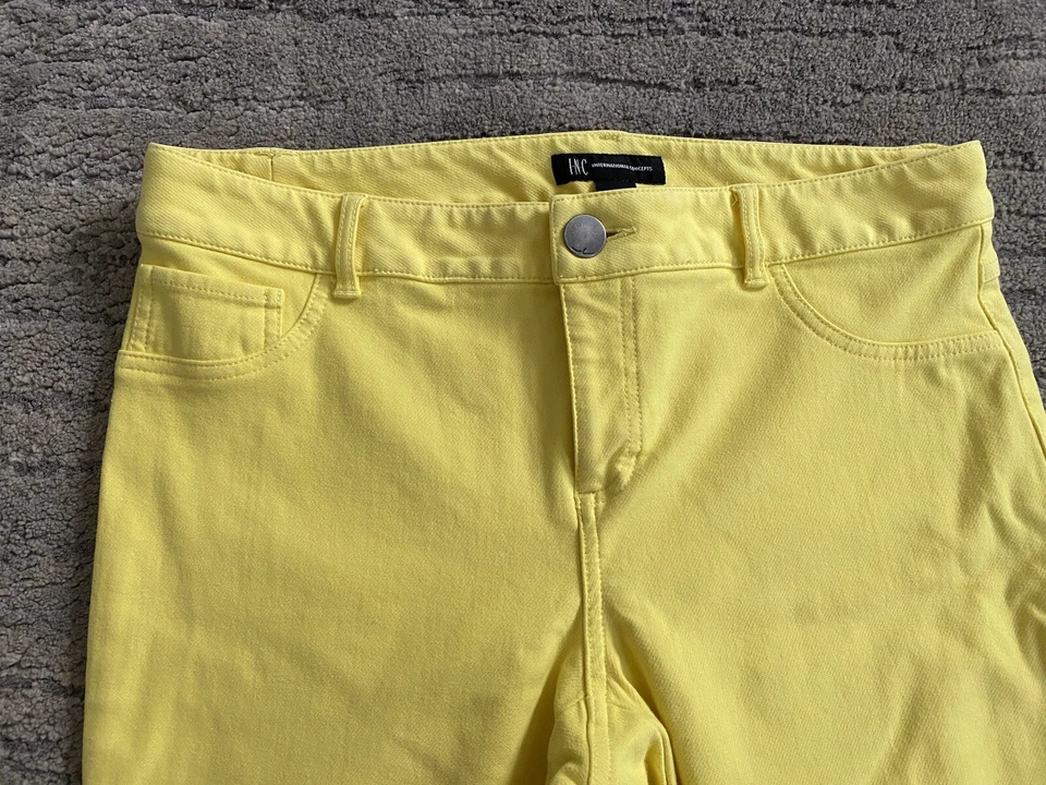 INC International Concepts - Pantalones amarillos para mujer - Talla 8 Foto 3 de 4