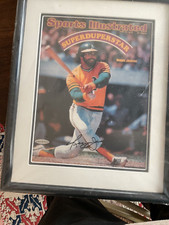 Reggie Jackson autographed sports illustrated upper deck coa