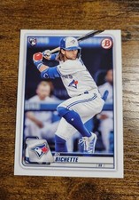 2020 Bowman Paper Bo Bichette Base #52 Rookie Toronto Blue RC Free Ship