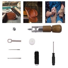 Leather Sewing Awl with Craft Accessories Hand Sewing Tools Stitching Awl Tool