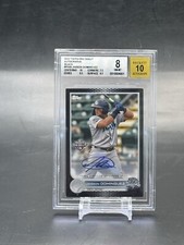 2022 Topps Pro Debut Jasson Dominguez Rookie Black Auto 1/1 bgs 8 10 Yankees RC