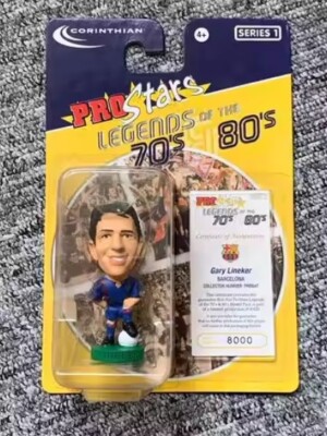 Figurine joueur de football FC Barcelone 6.5cm - Lionel Messi jaune