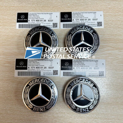 For Mercedes A 171 400 01 25 5337 4 x Classic Black Wreath Wheel